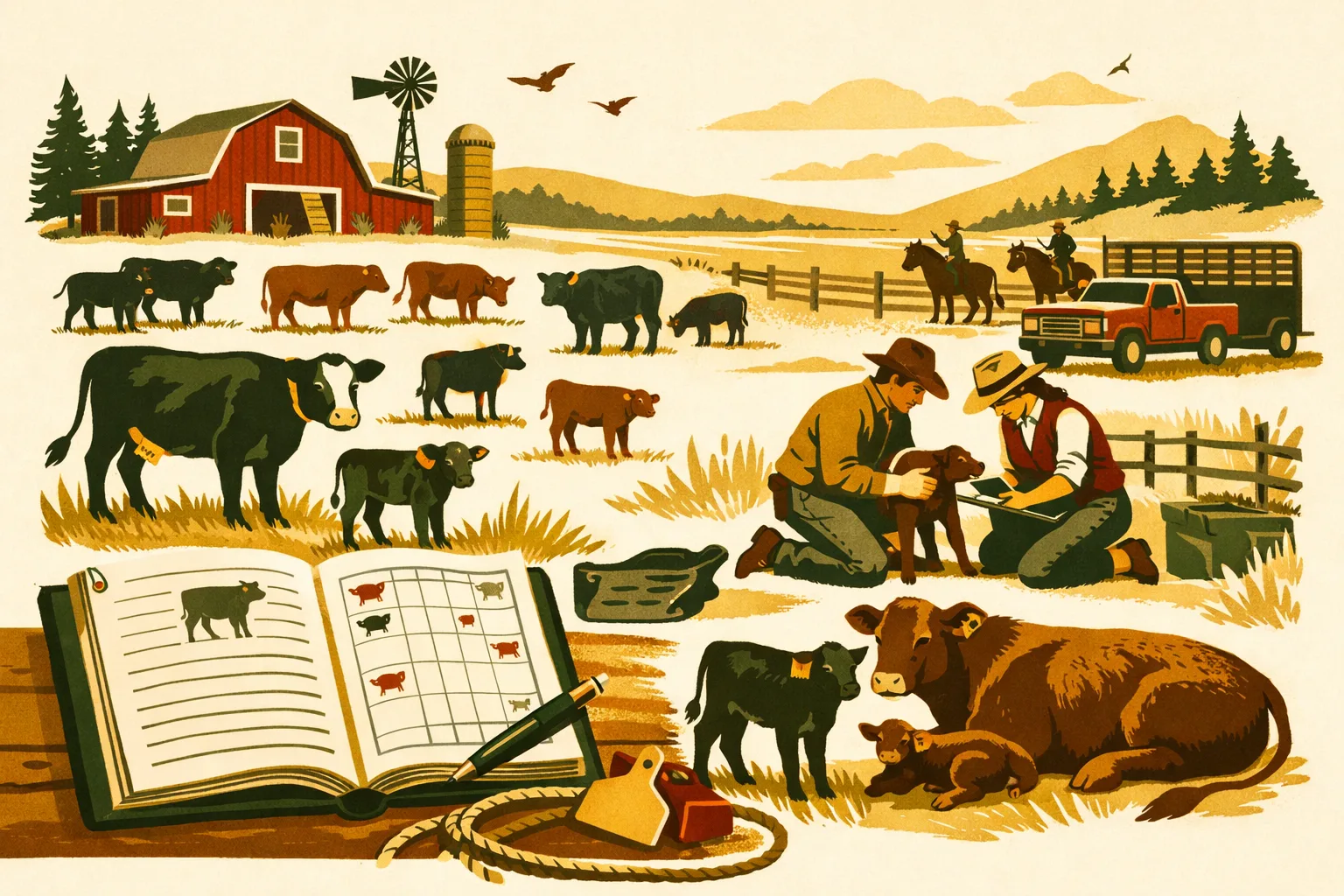 Calving Record Book: The Fields That Matter, Plus a Free 2026 Template